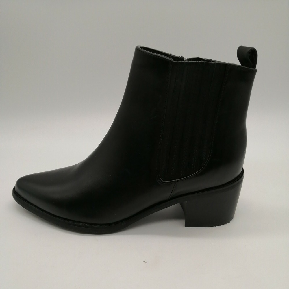 Aqua College Boots Womens Karlie Black 6 Waterproof Ankle Bootie Shoe‎ Leather